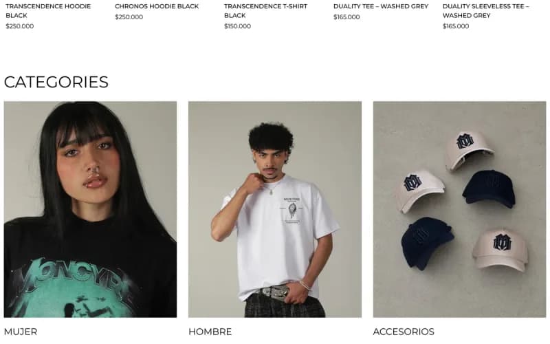 Moncyre Studios · Streetwear & Apparel E-Commerce