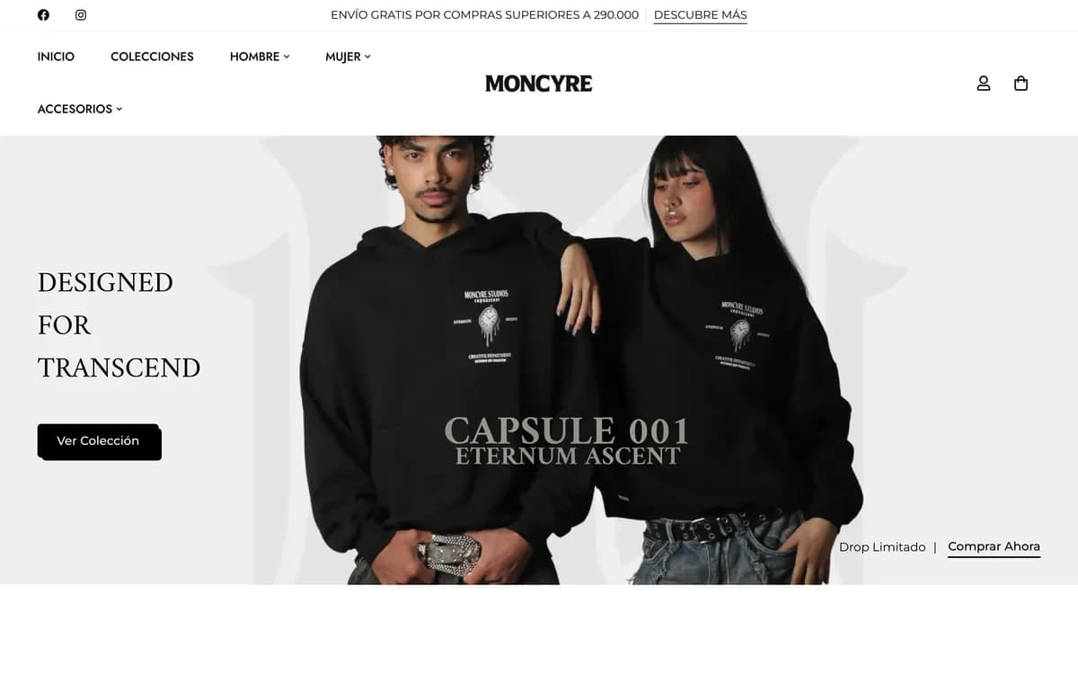 Moncyre Studios · Boutique en Ligne Streetwear