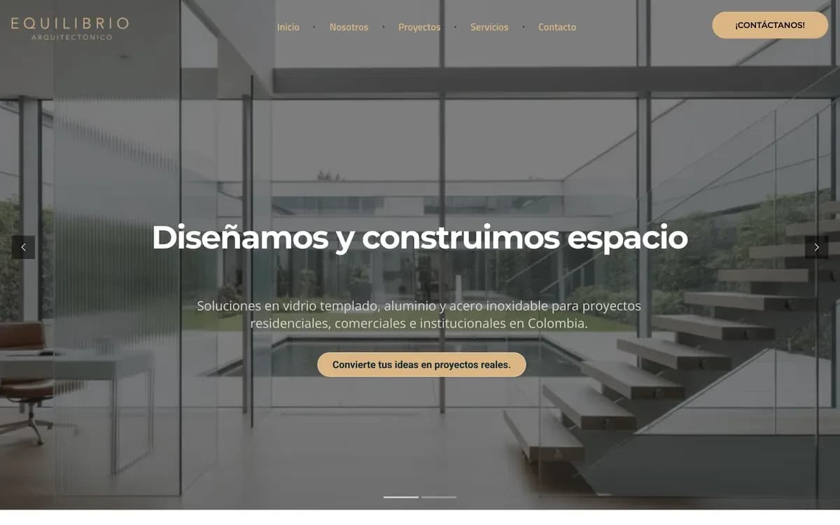 Equilibrio Arquitectónico · Site Web & Catalogue Numérique