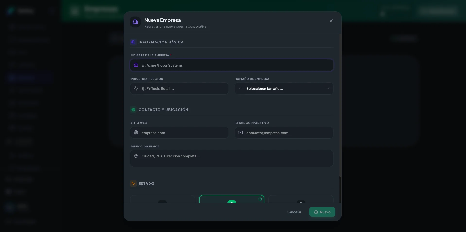 Sentry CRM · Plataforma Omnicanal SaaS Multitenant & Agentes IA — captura 6